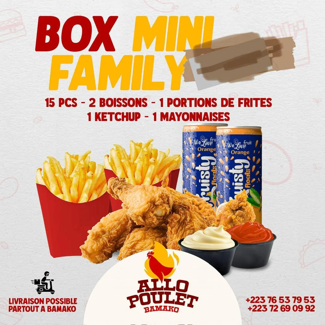 KFC Chicken 35 pieces 6 BOISSONS