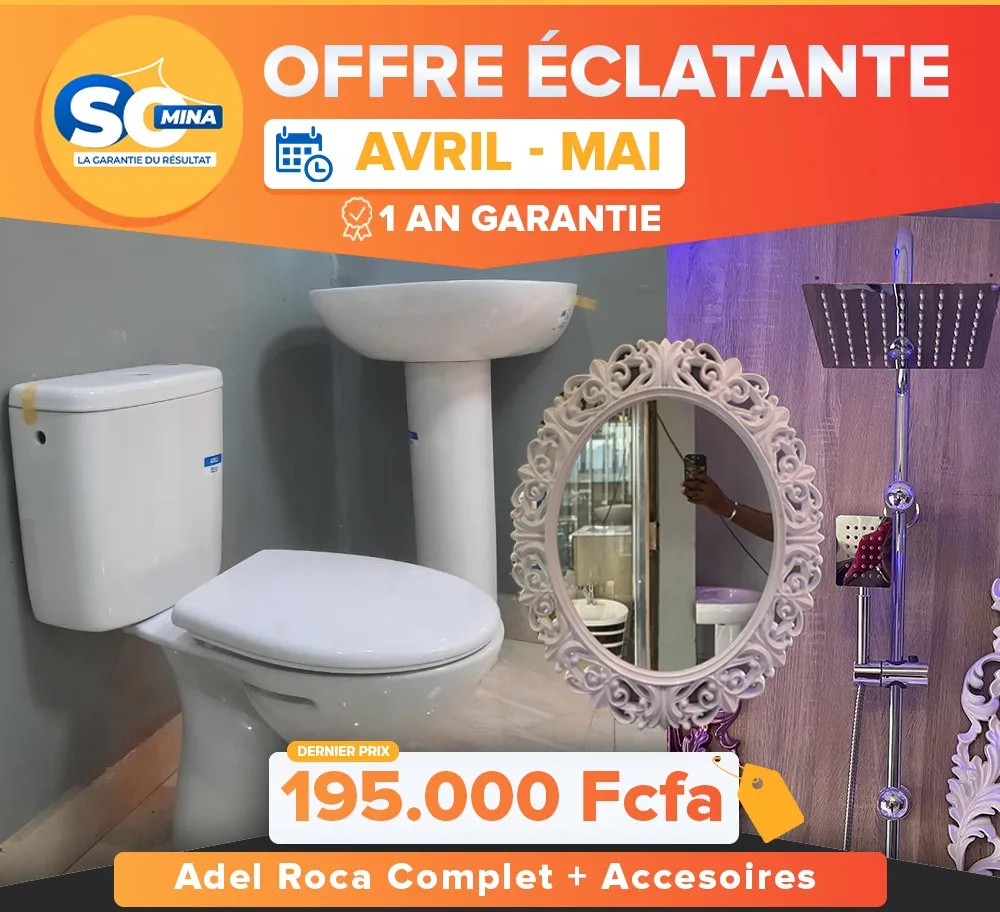 Toilette Model Adel Roca Complet - SoMina
