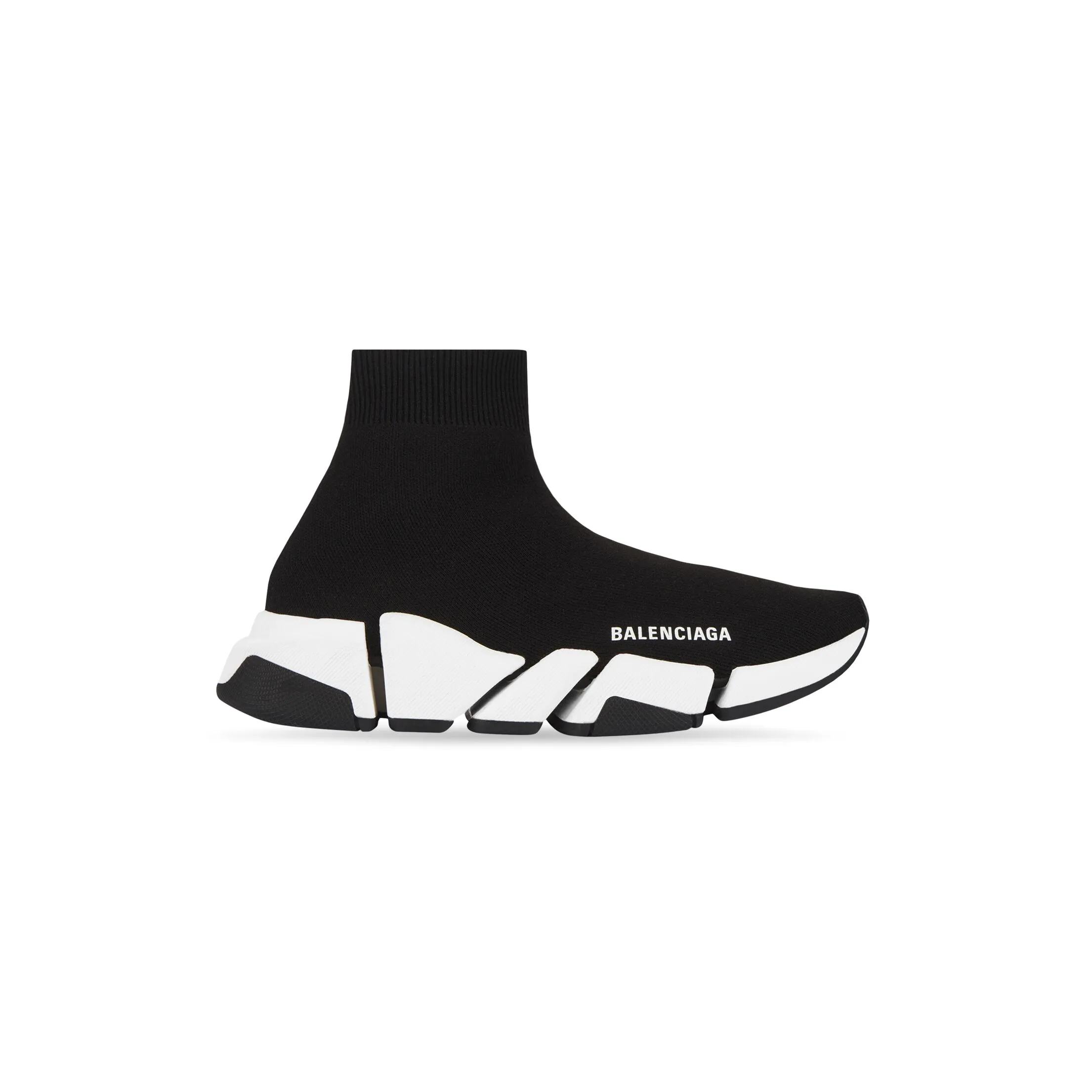 BALENCIAGA SNEAKER SPEED 2.0 EN MAILLE RECYCLÉE AVEC SEMELLE BICOLORE 