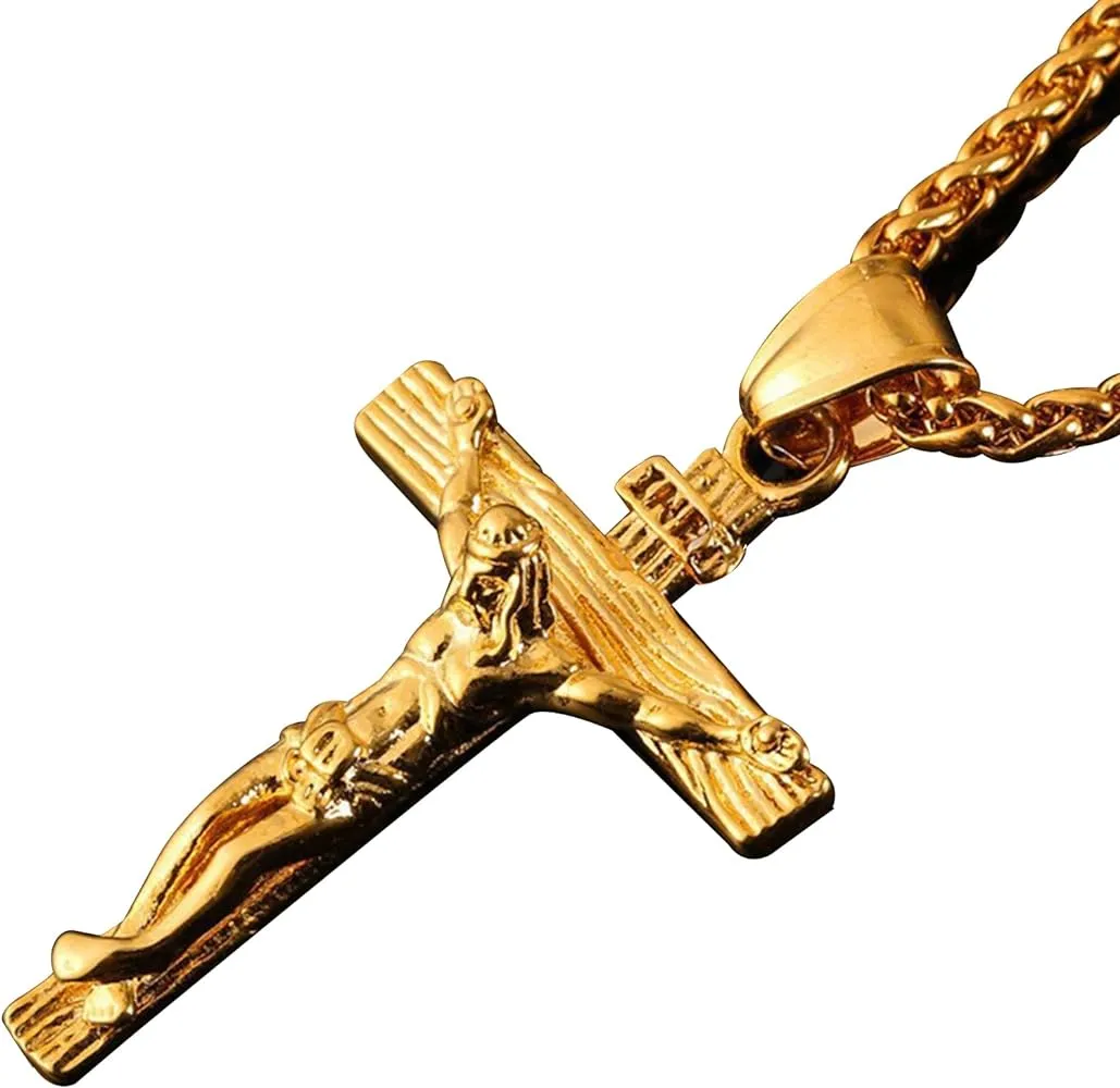 Collier pendentif croix 