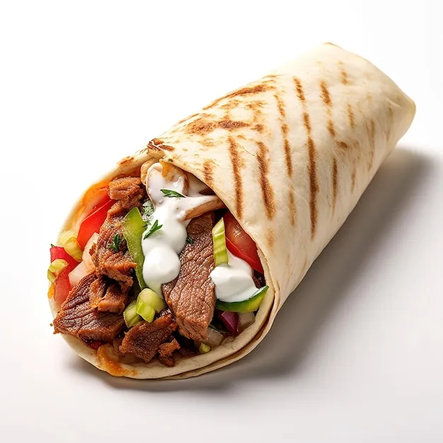Shawarma tourtilla wrap