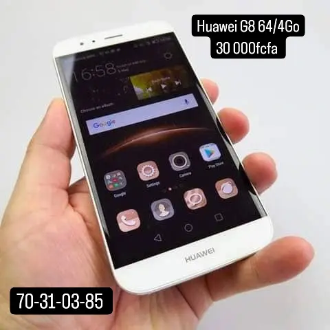 Huawei G8 à 30 000fcfa 