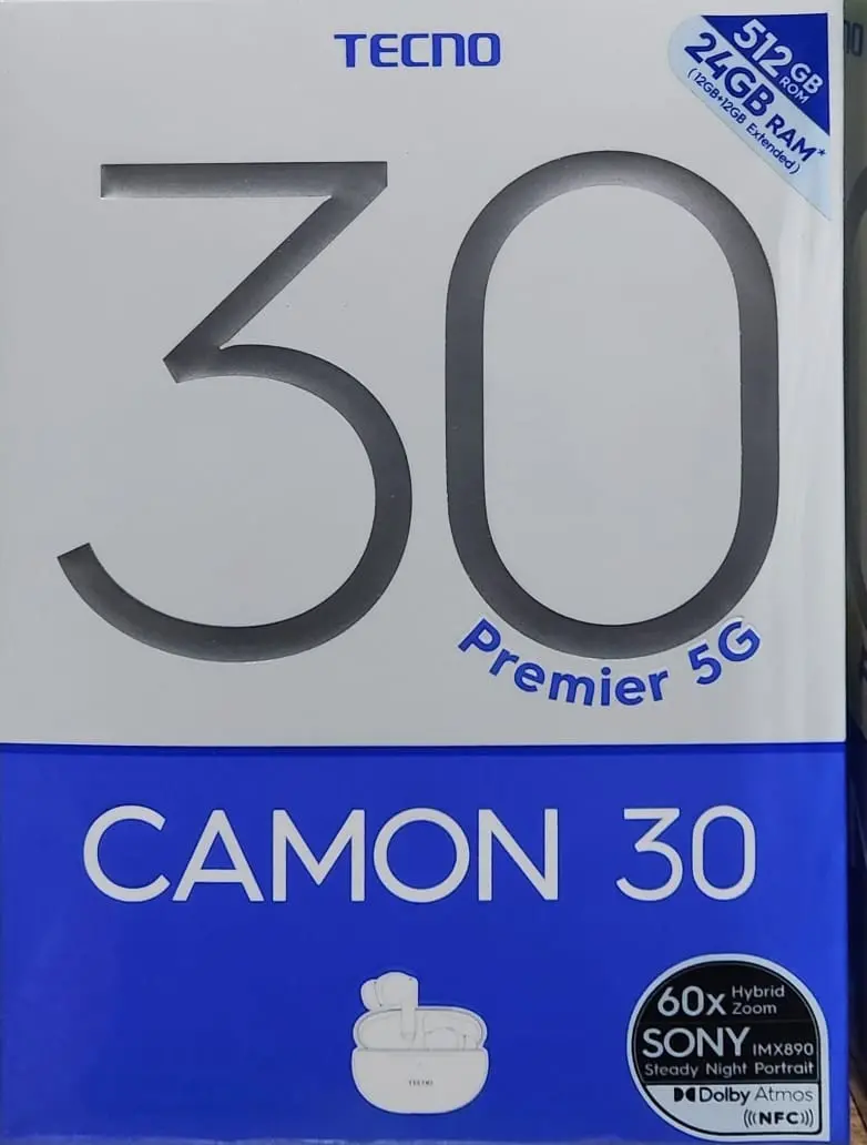 Tecno camon 30 premier 5g neuf dans carton 