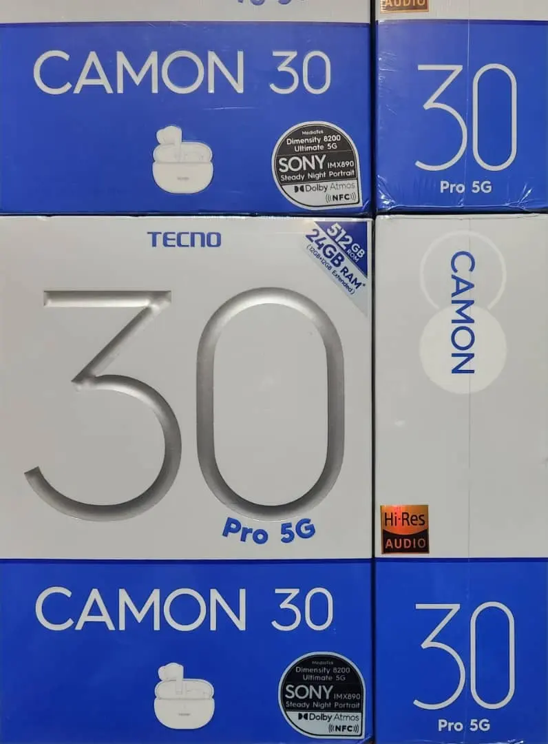 Tecno camon 30 pro 5g neuf dans carton 