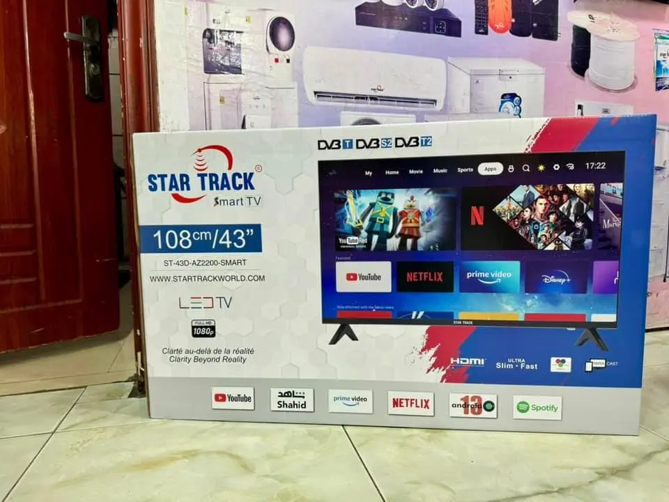 TV Star track 43 pouces smart disponible 