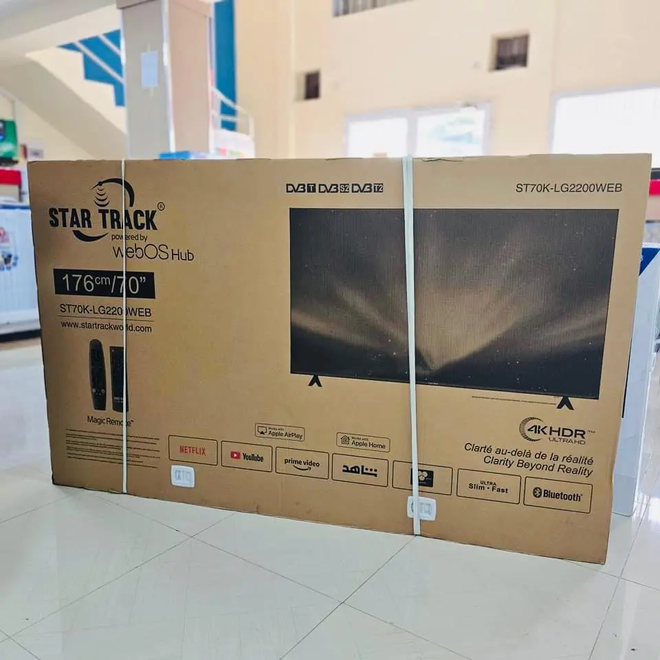 Télévision STAR TRACK 70 pouces Smart neuf disponible 