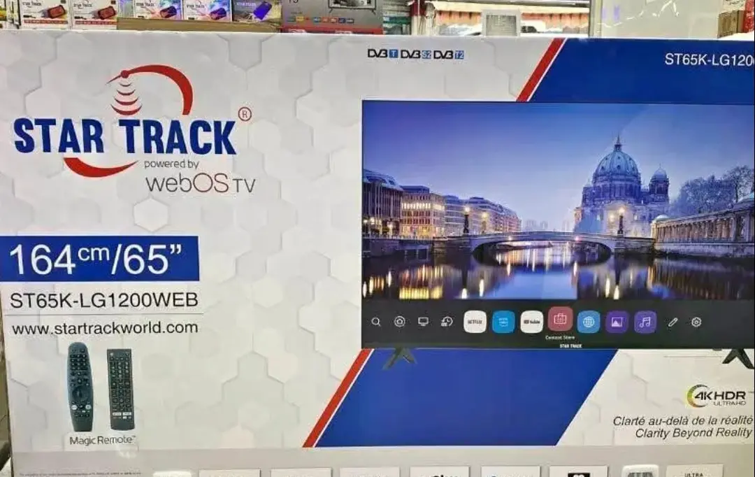 Télévision STAR TRACK 65 pouces Smart neuf disponible 
