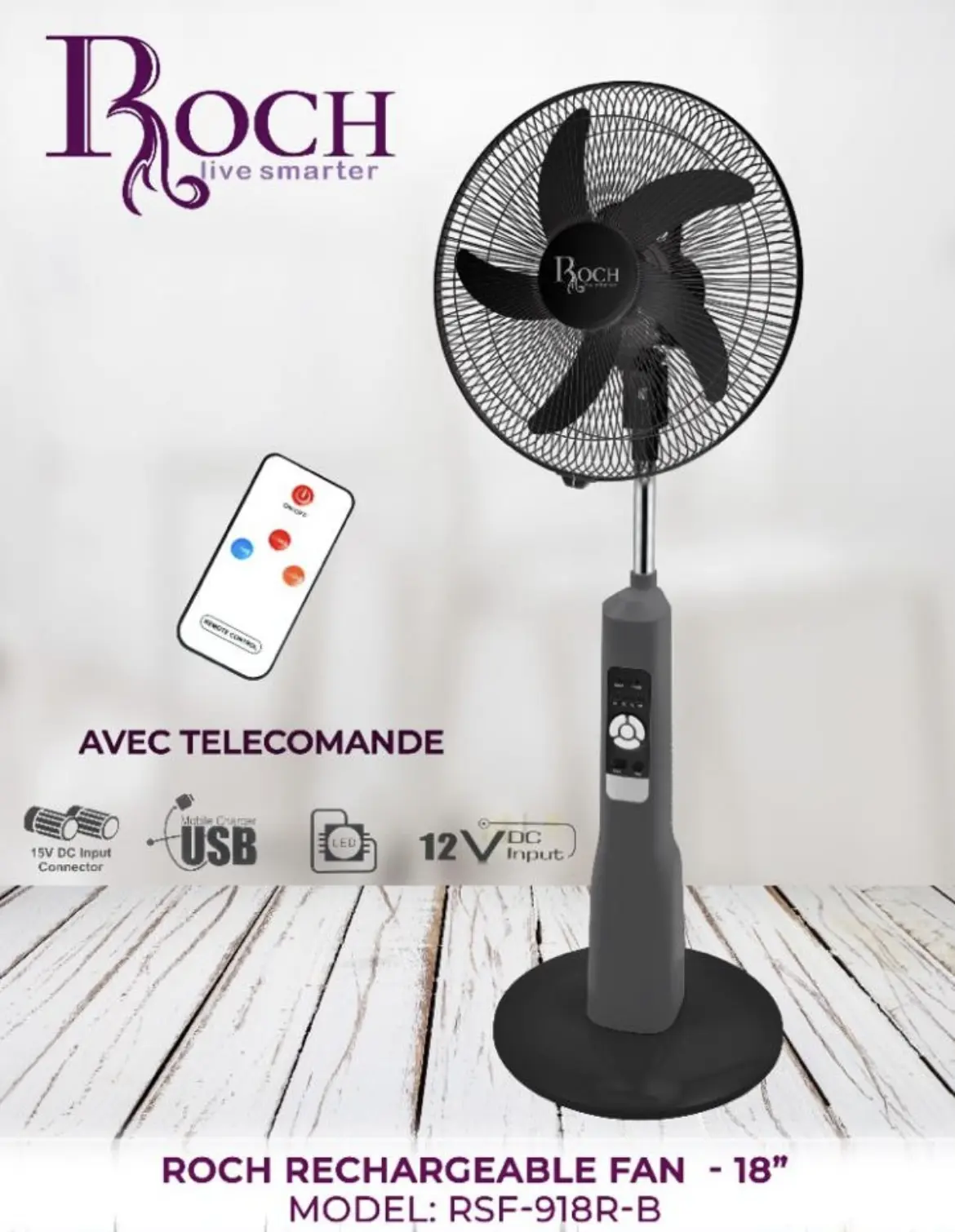 Ventilateur Rechargeable 