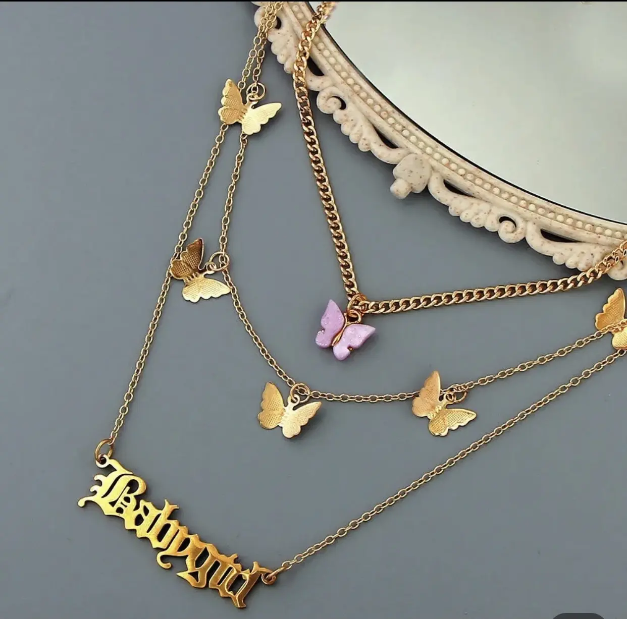 Collier mode de tendance personnalisé 