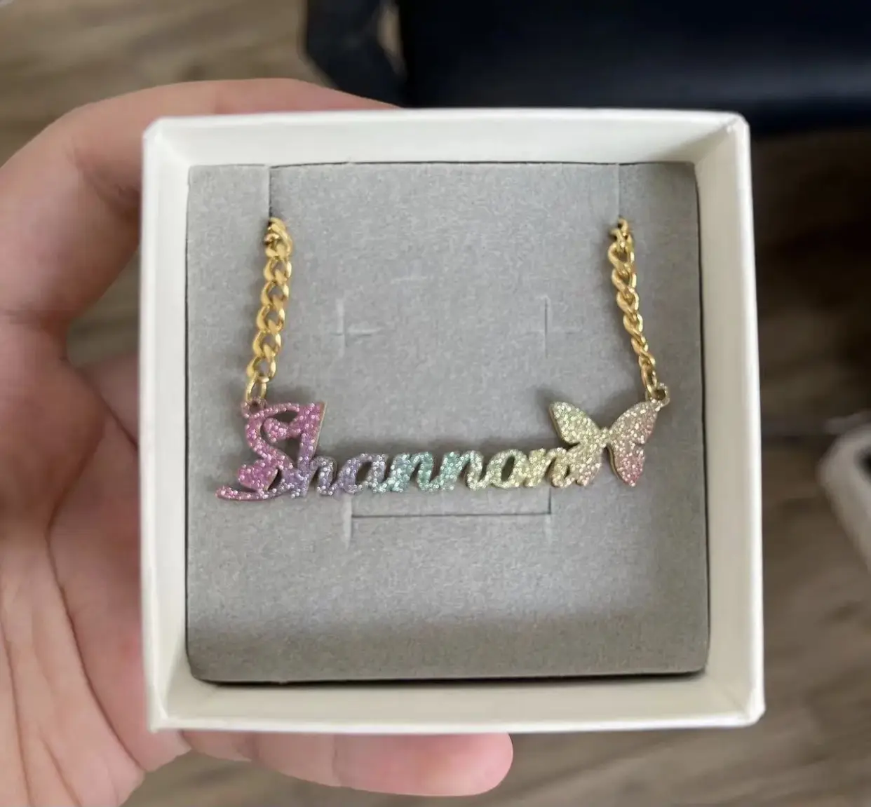 Collier personnalisé coloré 