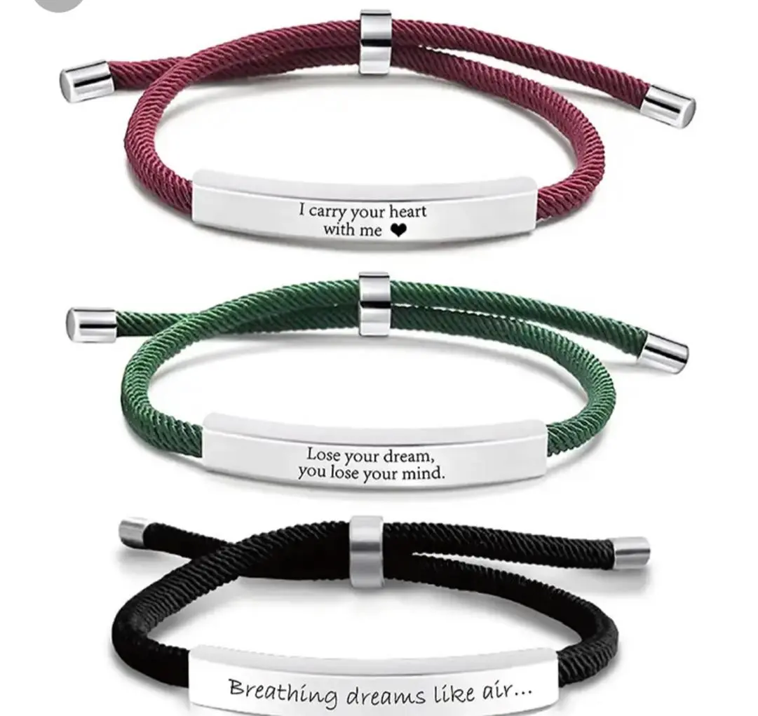 Bracelet pour homme et femme personnalisé 