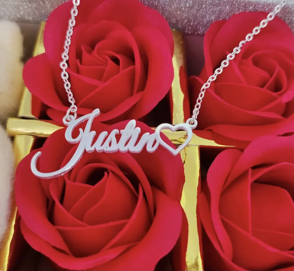 Collier personnalisé cœur 