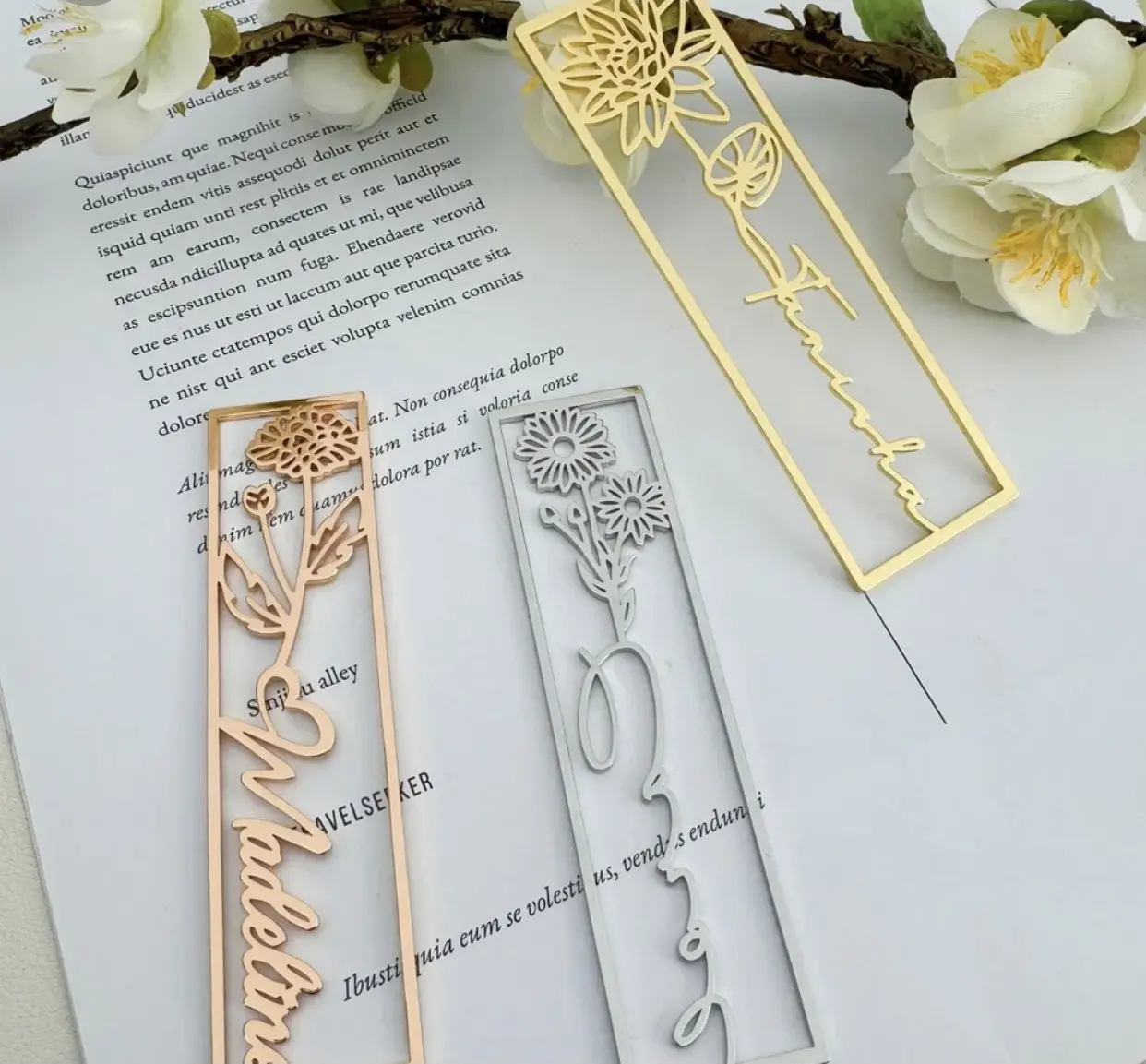 Marque page personnalisée 