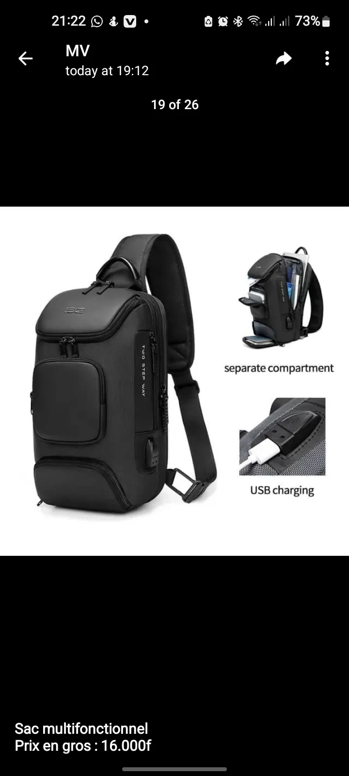 Sac multifonctionnel