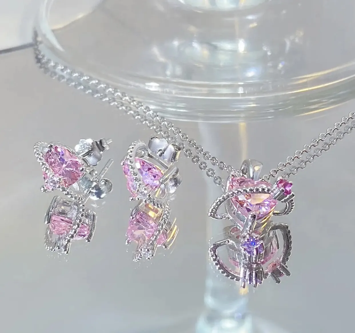 Ensemble collier en argent 