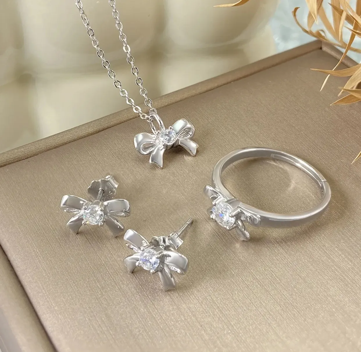 Ensemble collier en argent 