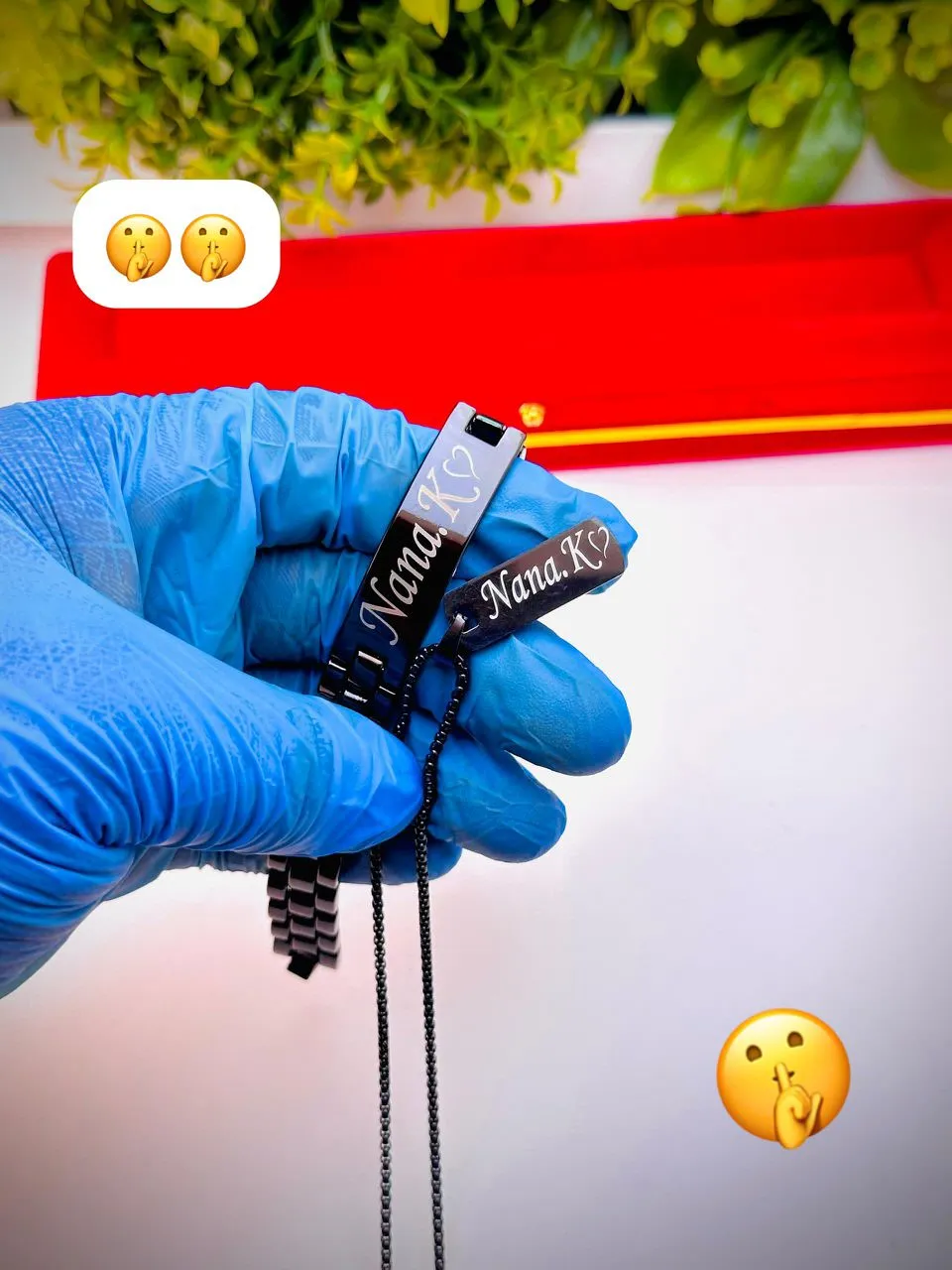 Bracelet et collier personnalisés 