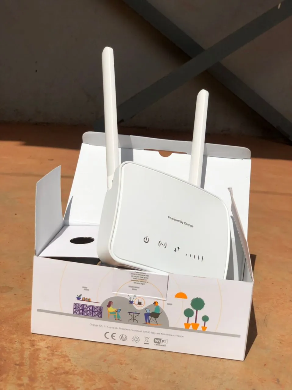 Wi-Fi mobile sobox orange 4G 