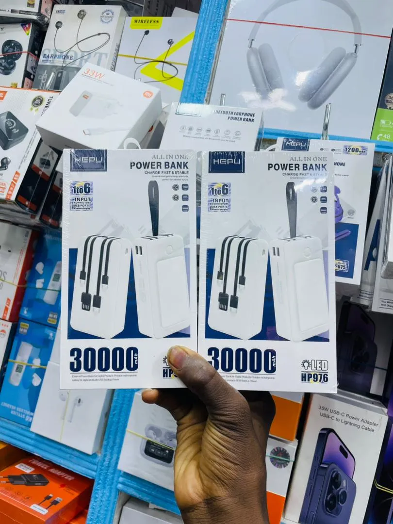 Power banque, 30 000 MAH