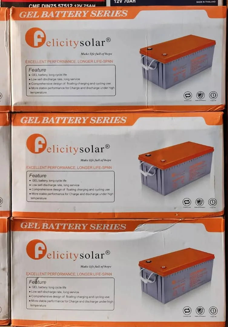 Batterie félicity solar 200Ah disponible 
