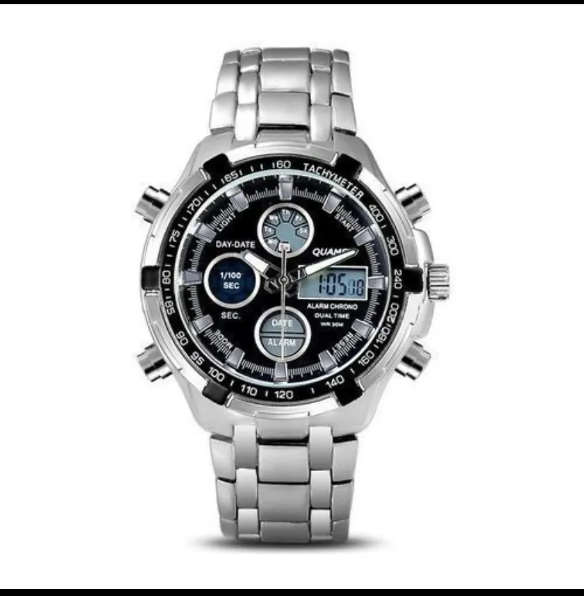 QUAMER 205 Quartz Sport Multifonctionnelle - Réduction 40%