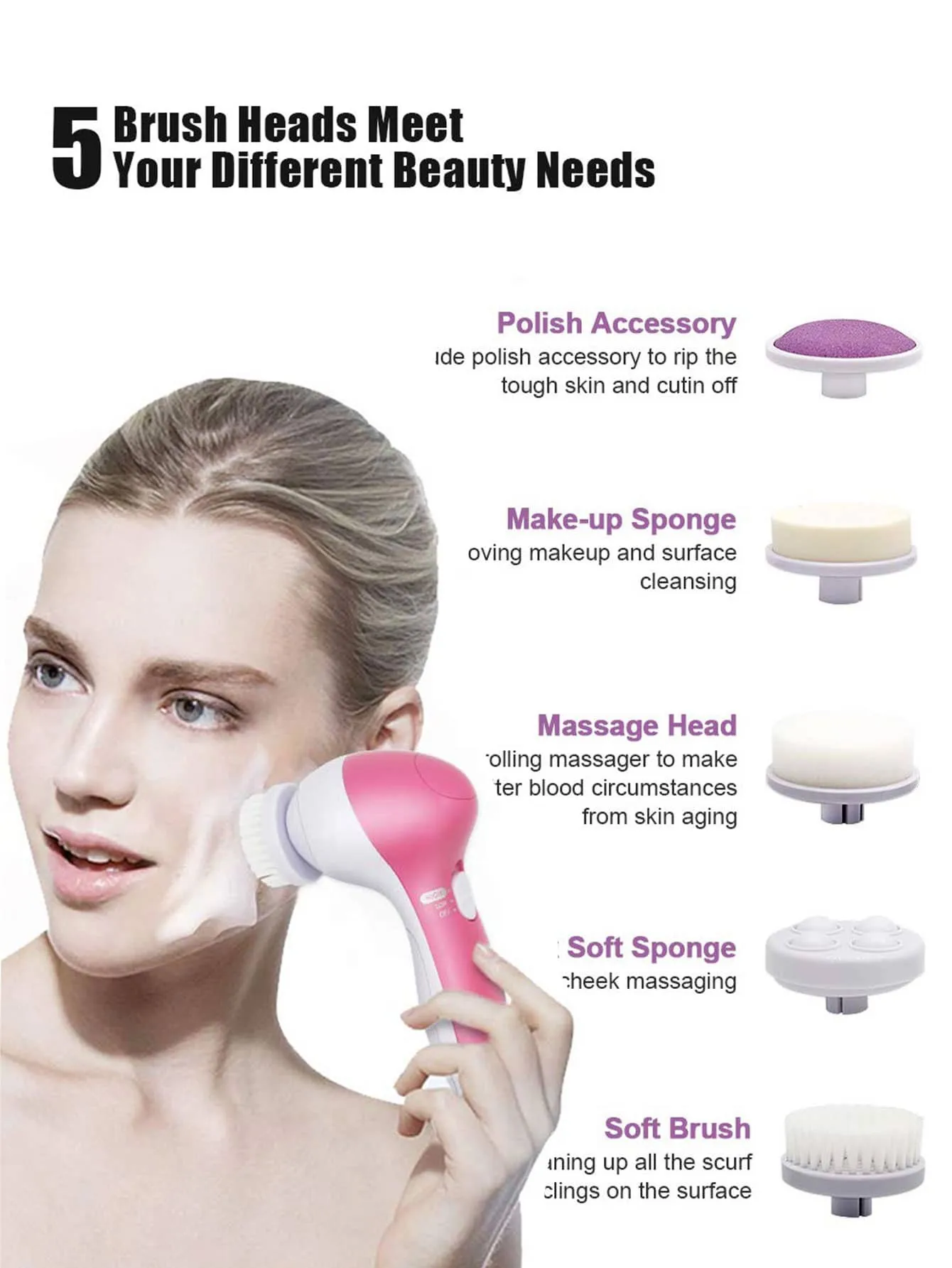 Brosse  nettoyante électrique 