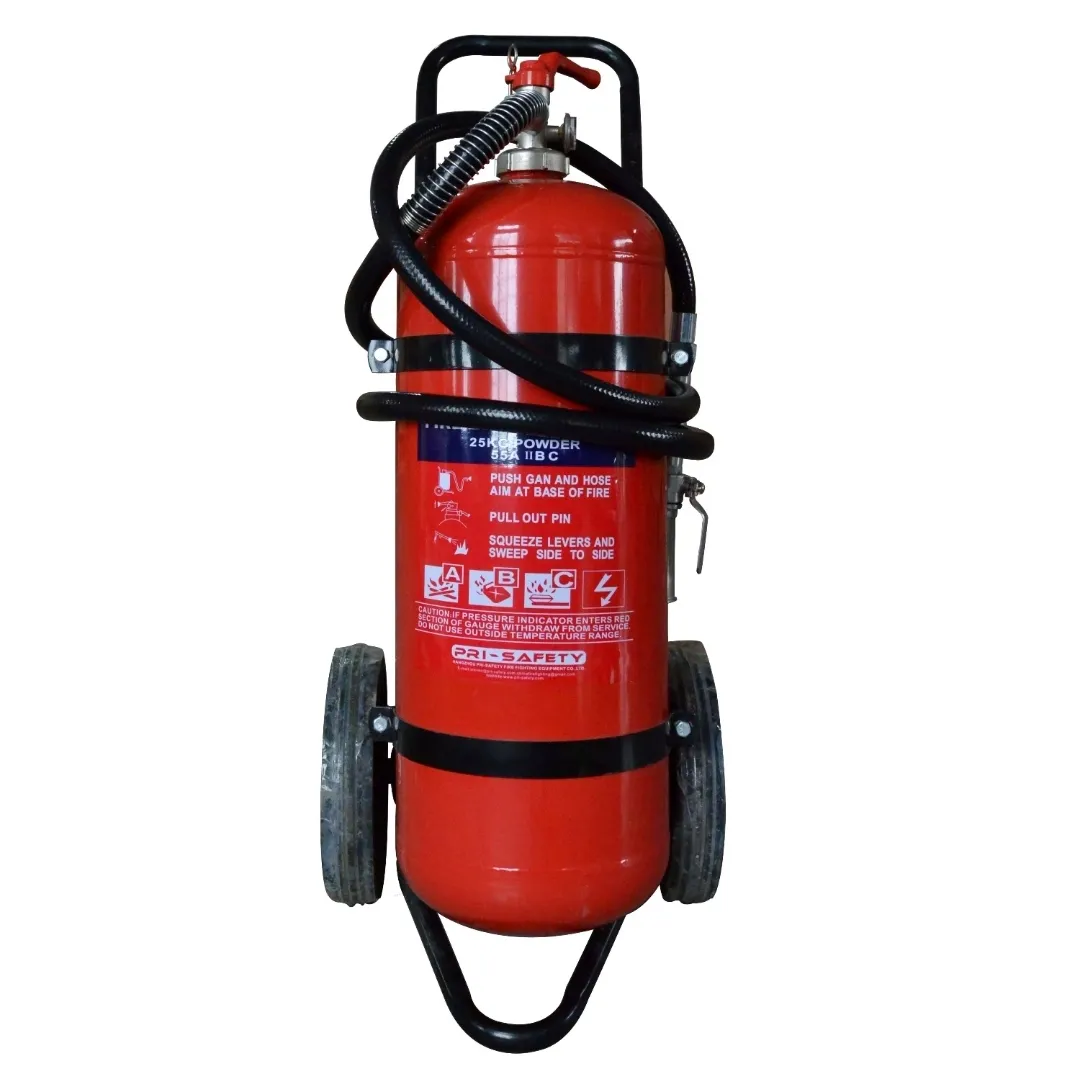 Extincteur à roues à poudre sèche 25kg ABC40