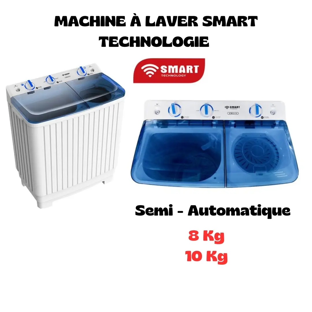 Machine à laver Smart technologie 8kg 