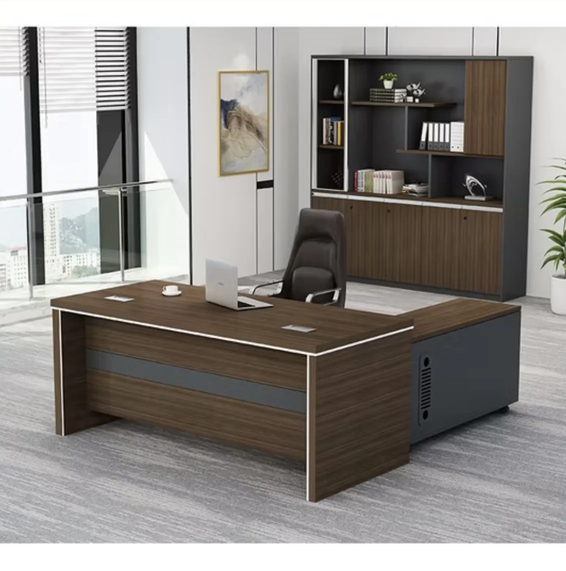 Bureau 1m60 avec retour 