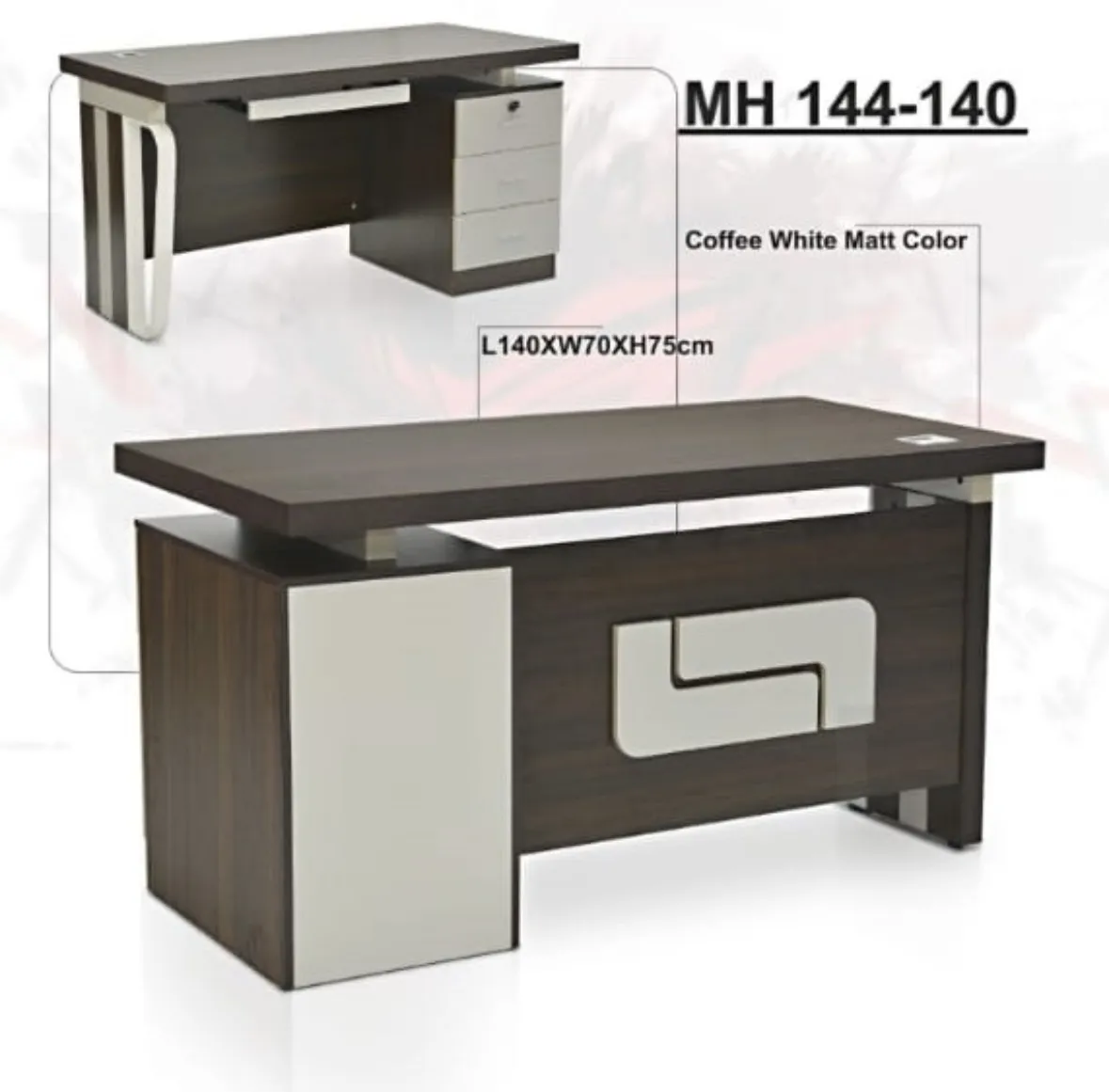Bureau Luix 1m20 et 1m40