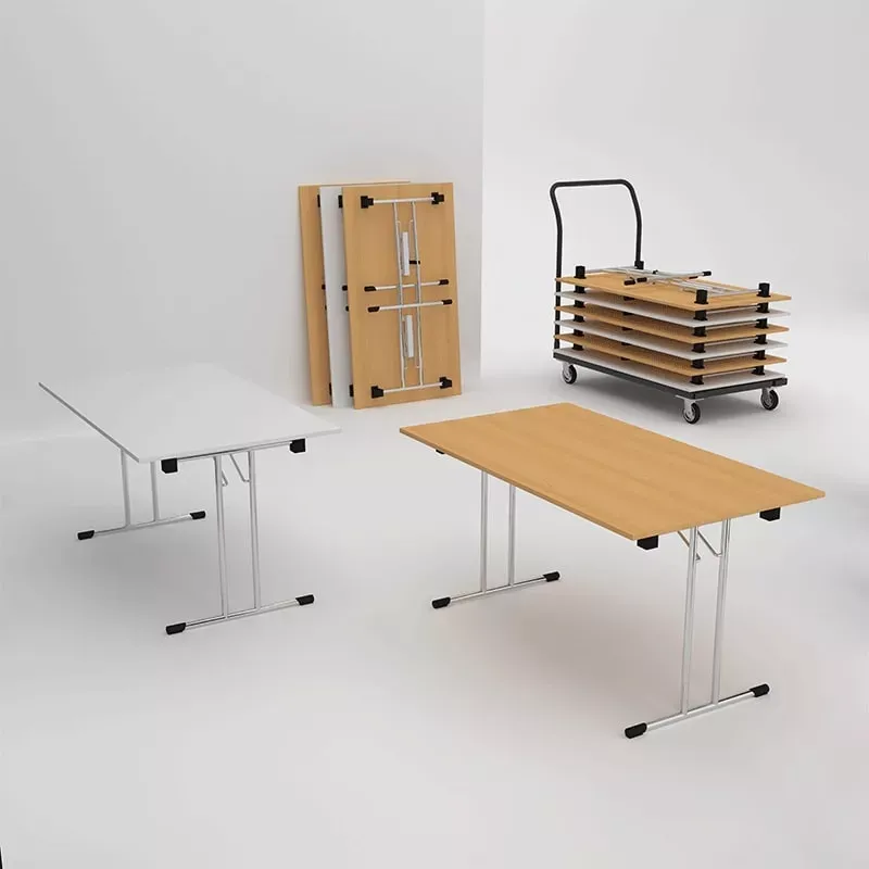 Table simple pieds pliable 