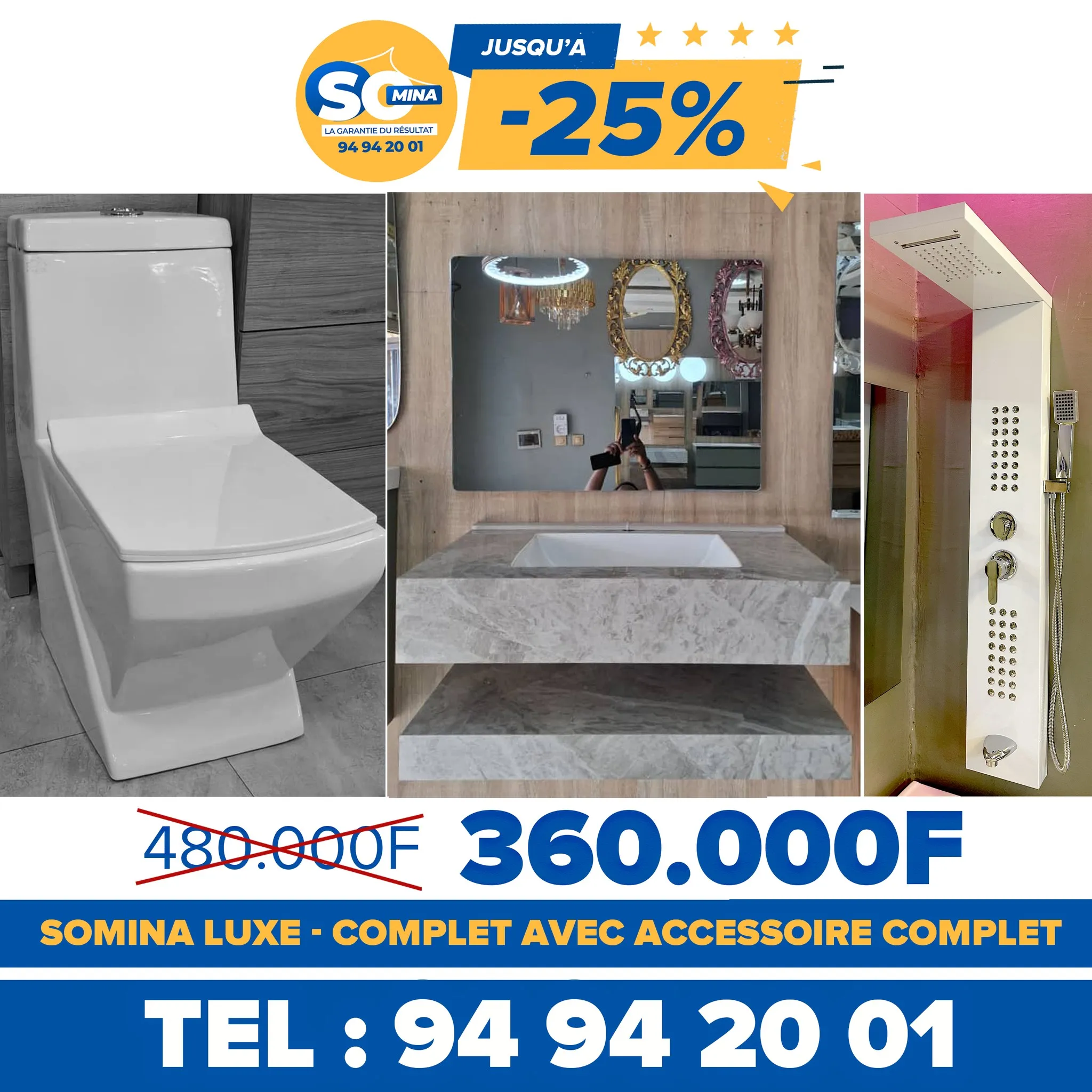 Toilette complet Promo -25%