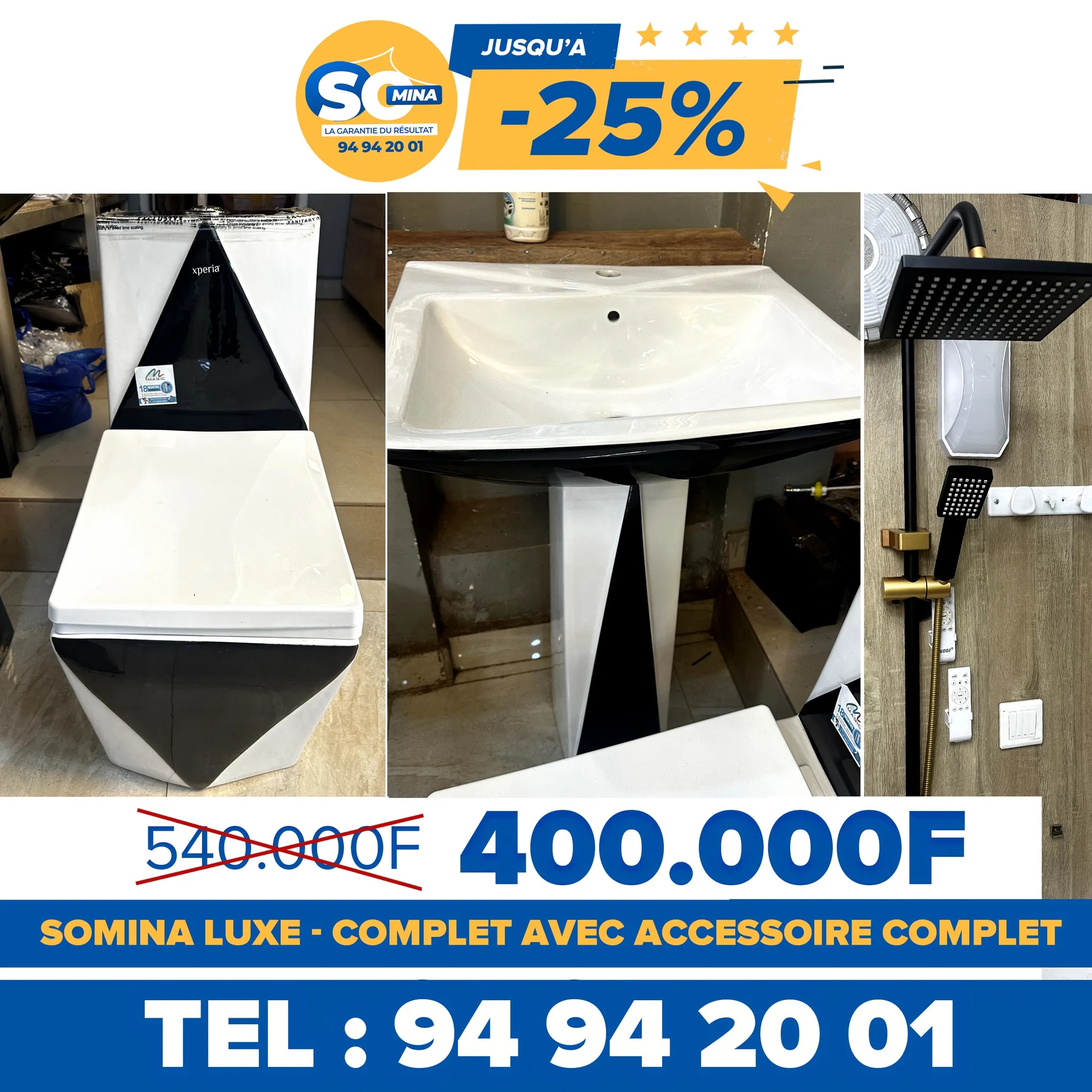 Toilette complet Promo -25%