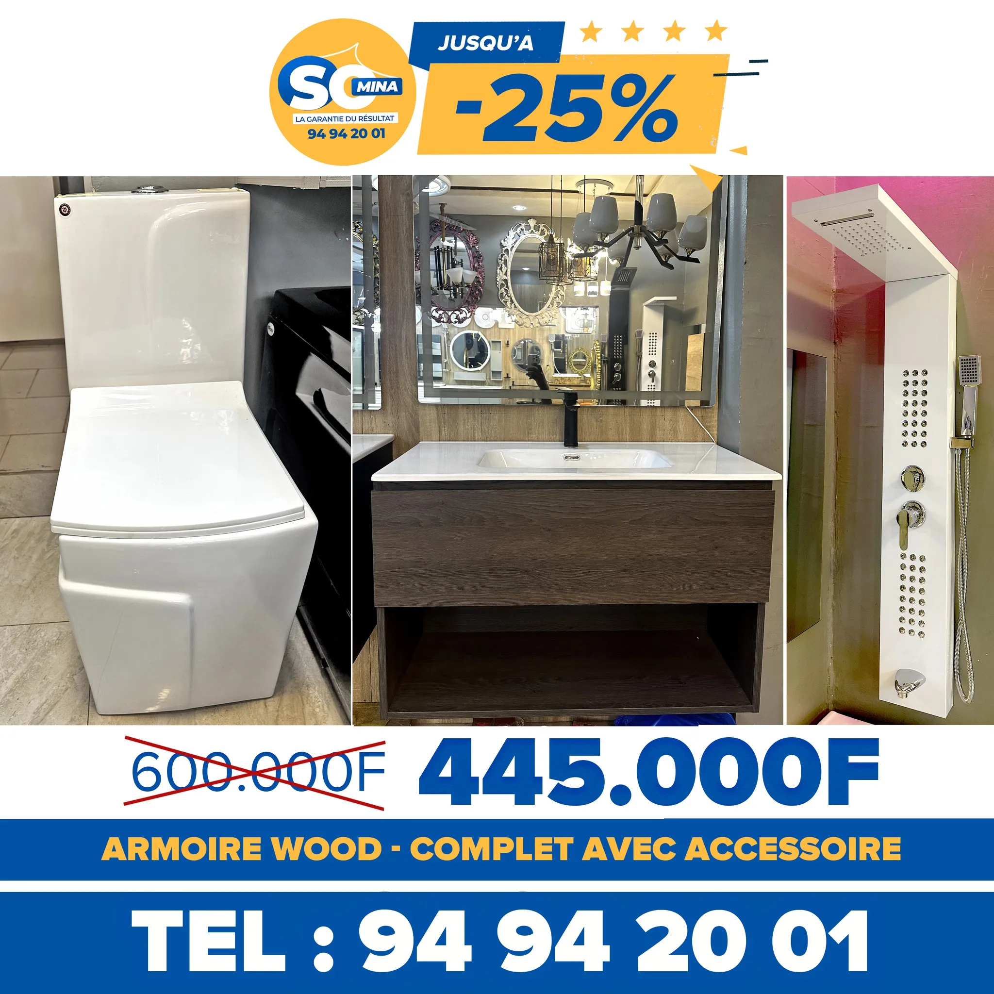 Toilette complet Promo -25%