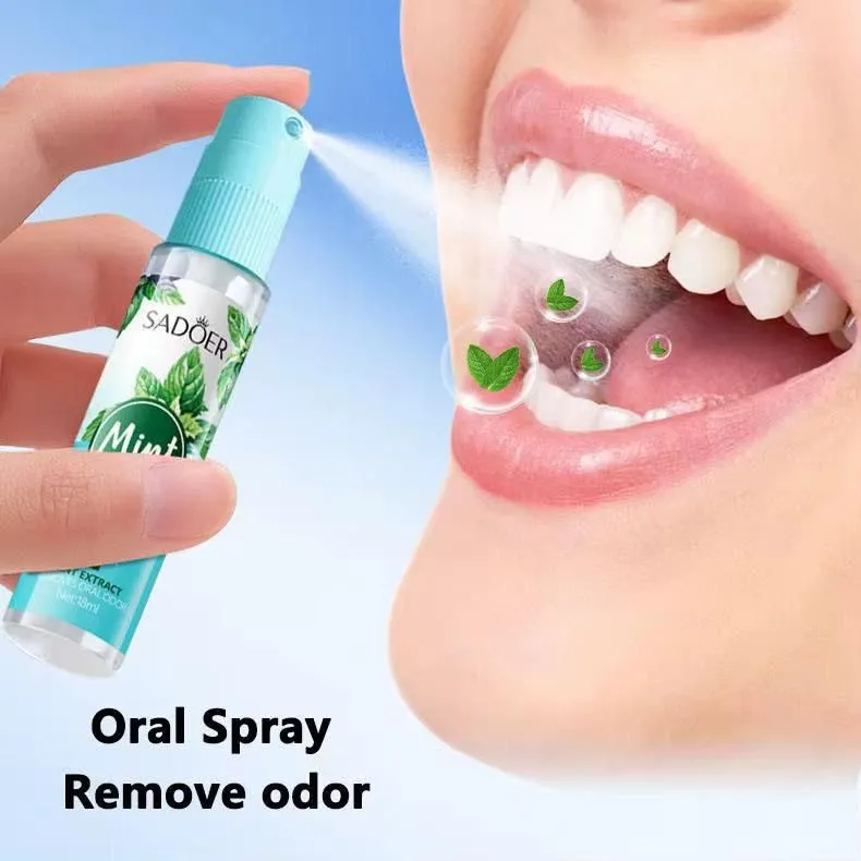 Spray buccal à la menthe