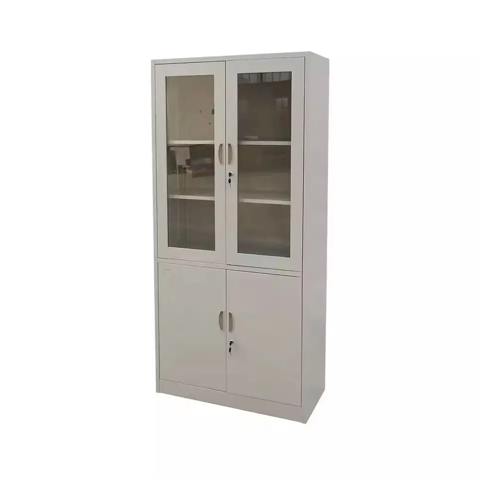 Armoire métallique vitrée