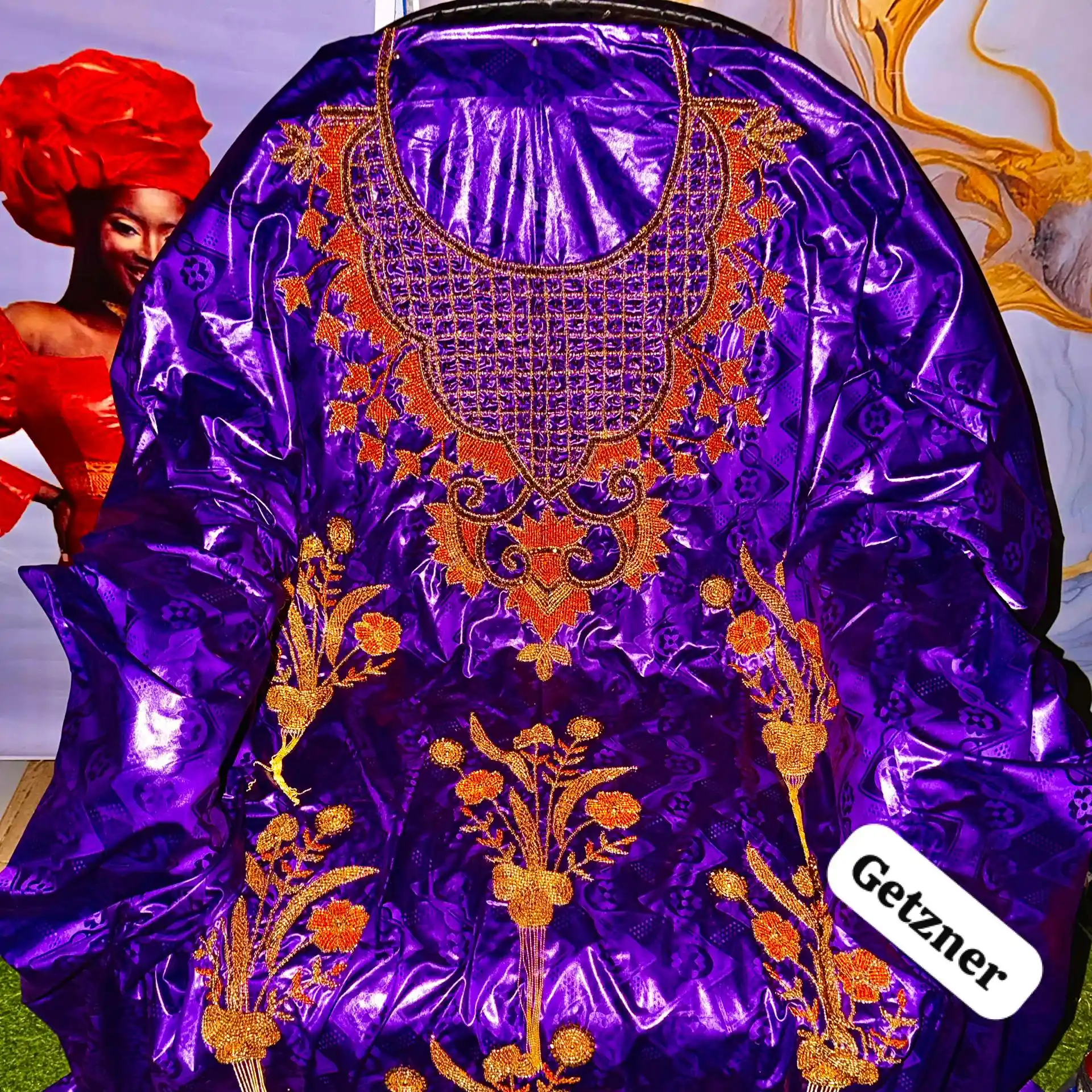 ✨ Bazin Perlage Royal – Qualité Supérieure ✨