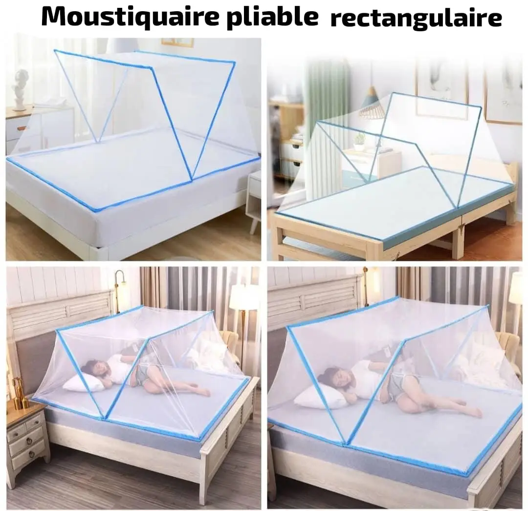 🛏️ Nouvelle moustiquaire pliable ultra pratique 😍  *3place uniquement**  🚚 Livraison payante
