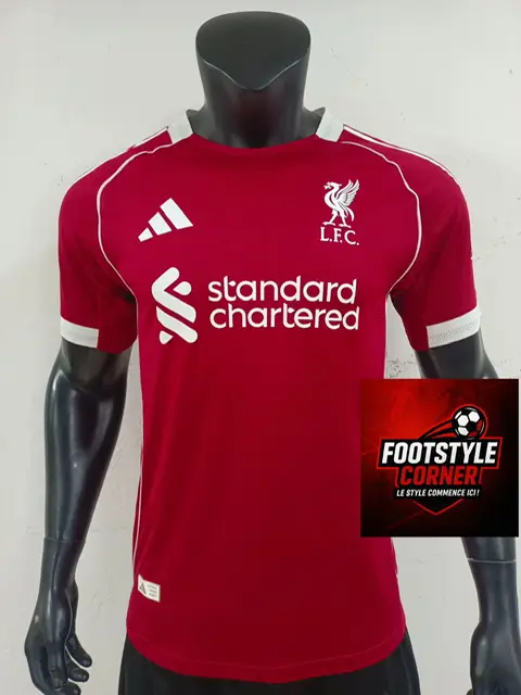 Maillot liverpool 25-26 domicile version player
