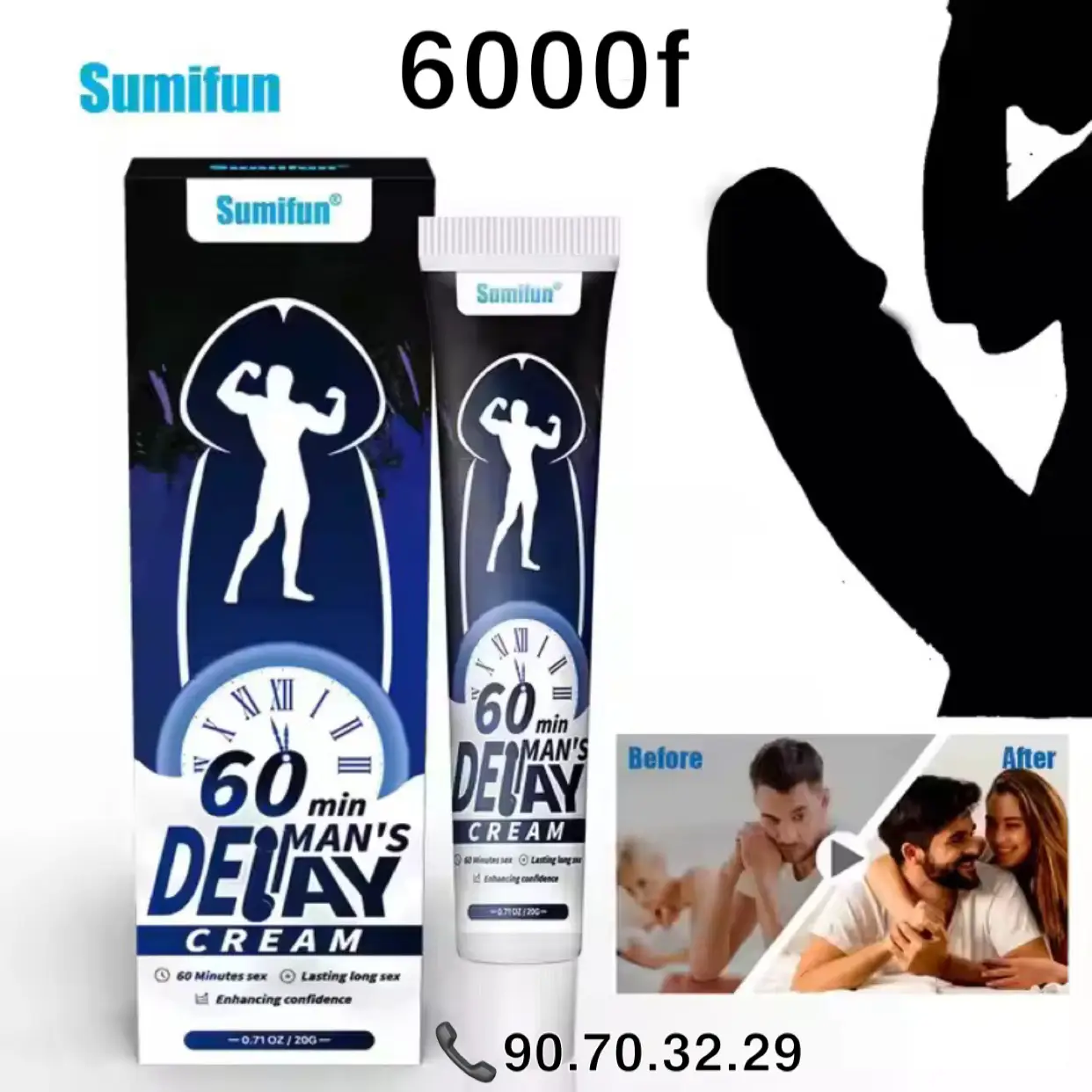 Crème de rapport sexuel 40 minute 60