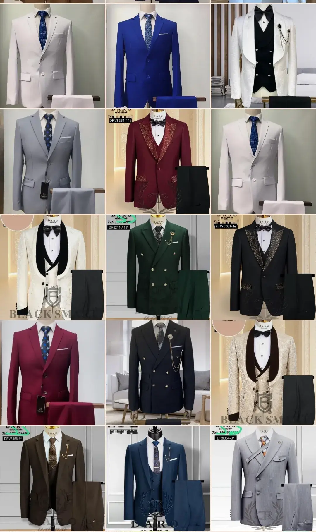 Collection de Costume vestes premium 