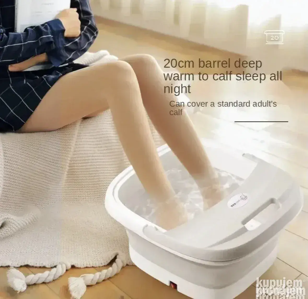 Appareil de Massage des Pieds Balnéothérapie - Blanc