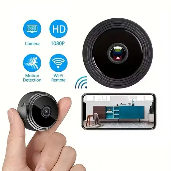 Mini Caméra de Surveillance WiFi 1080P