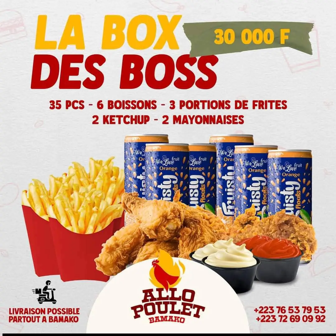 KFC Chicken 35 pieces 6 BOISSONS - Image principale