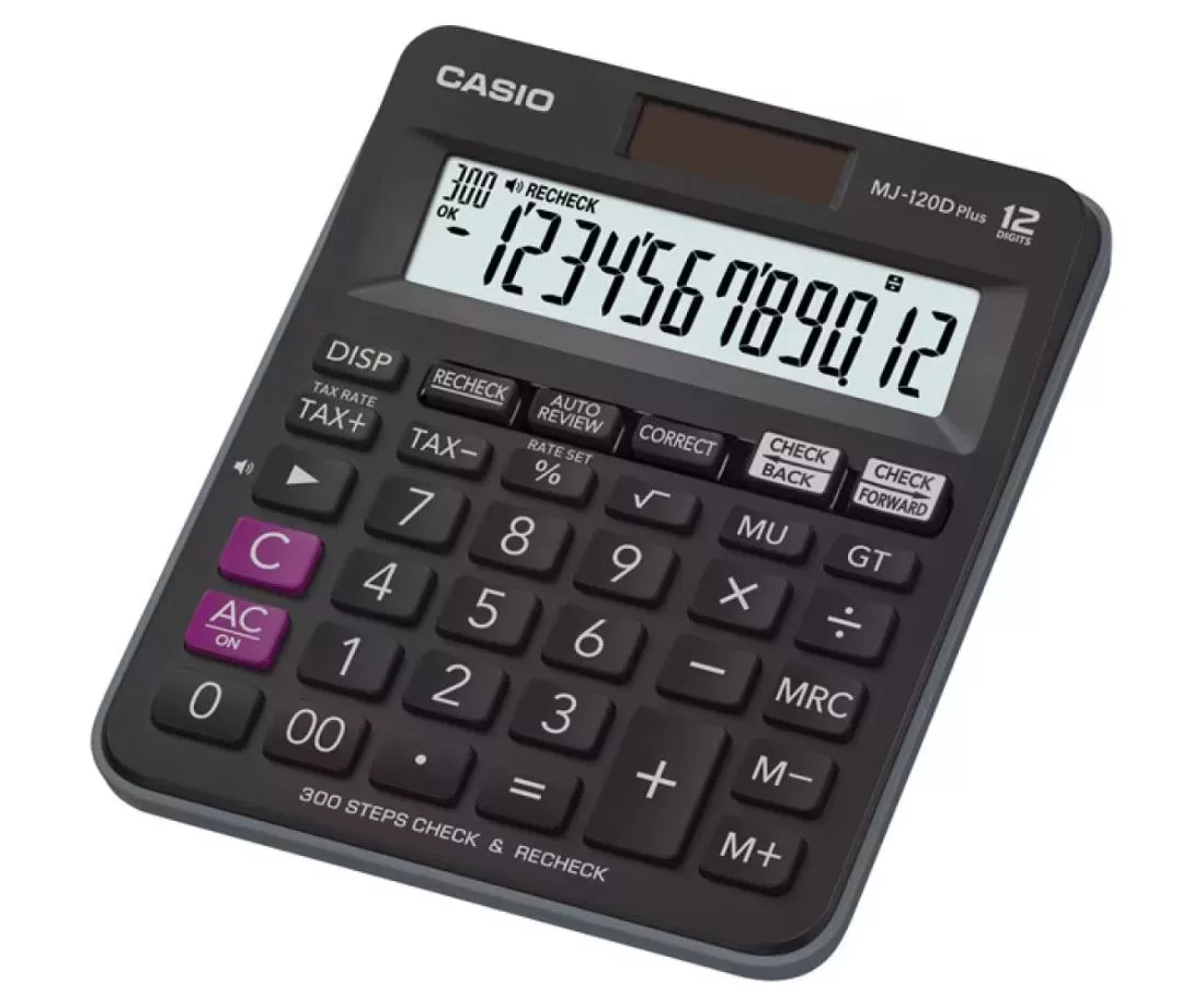Casio calculatrice MJ-120D Plus - Vue détaillée 1