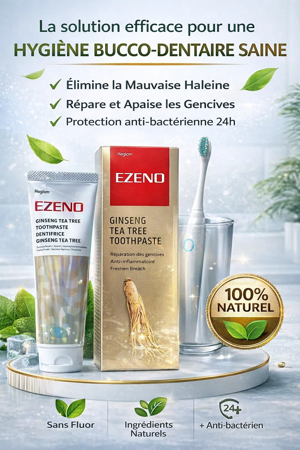 Pâte dentifrice Ezeno - Vue détaillée 2