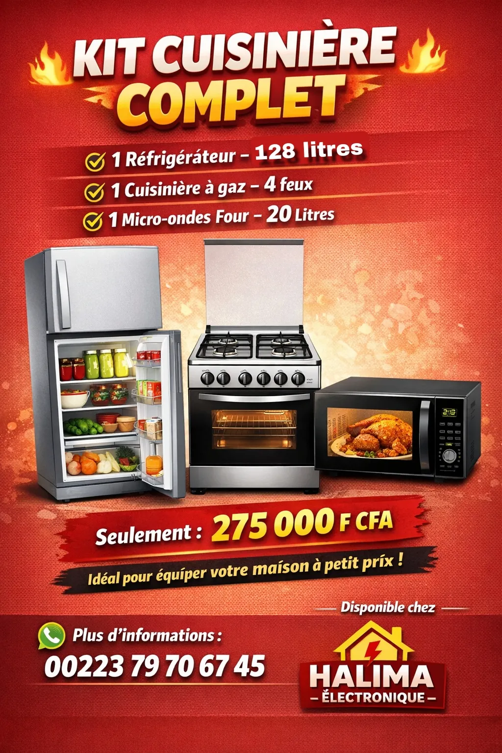 Kit Cuisinière  - Vue détaillée 1