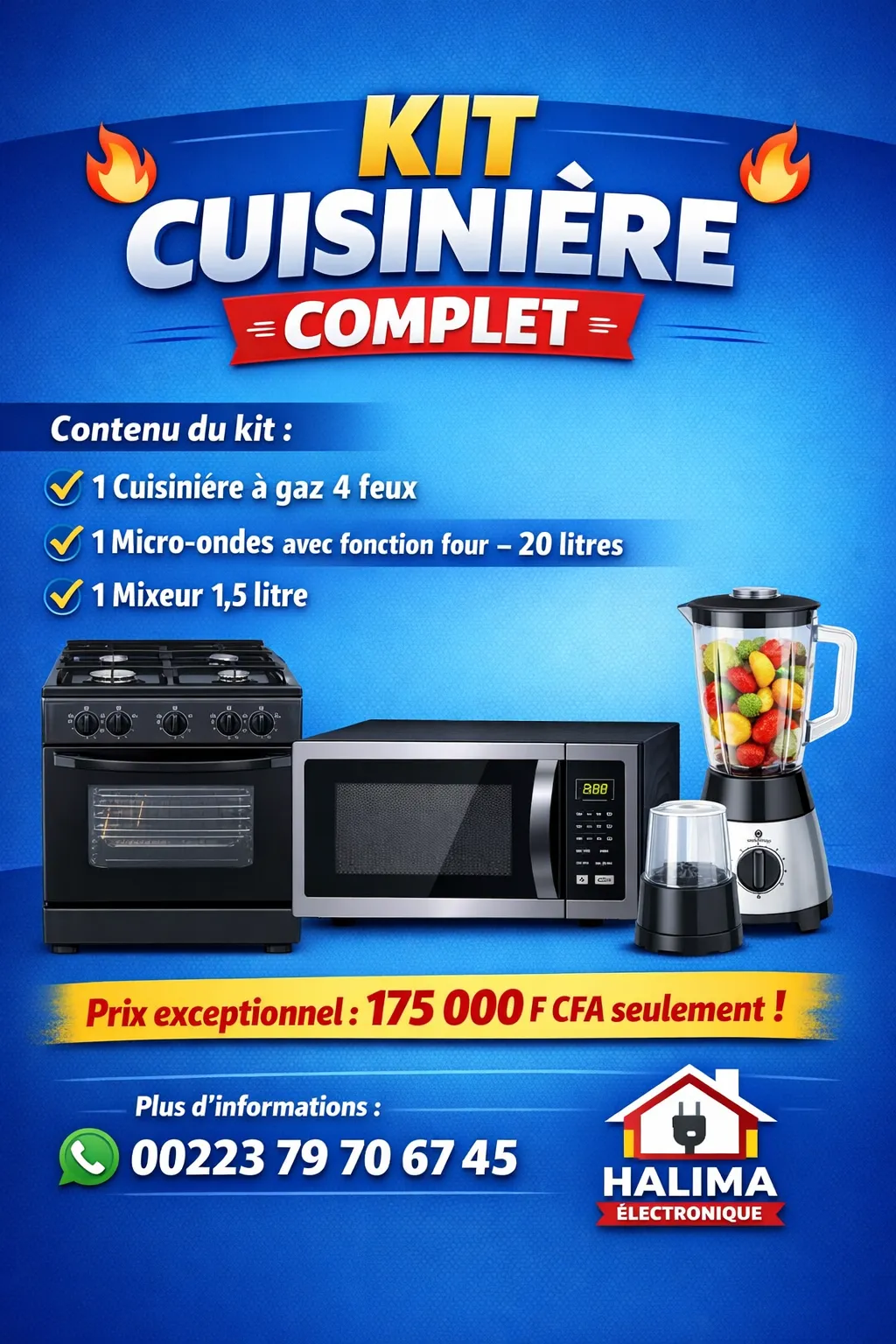 Kit Cuisinière  - Vue détaillée 2