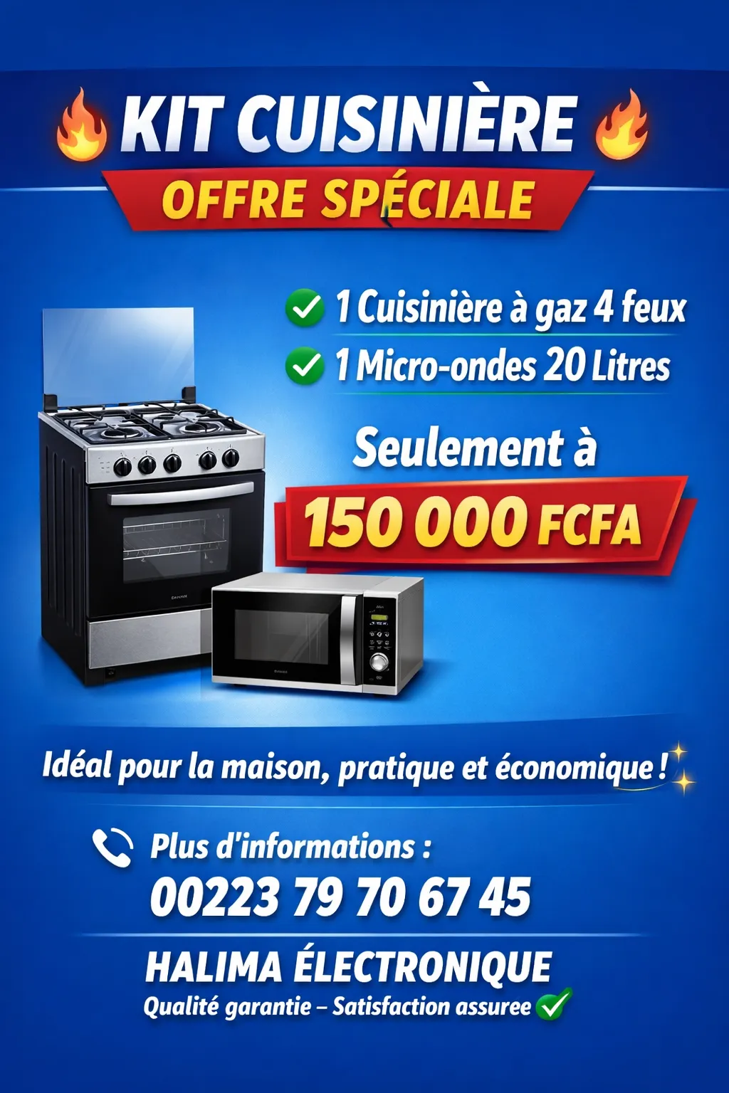 Kit Cuisinière  - Vue détaillée 3