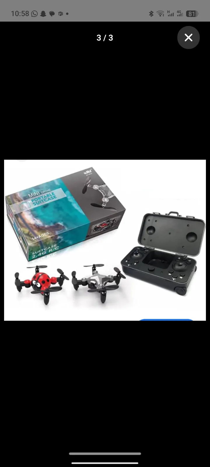 Mini Drone Connecté – Compact, Intelligent et Fun - Vue détaillée 1